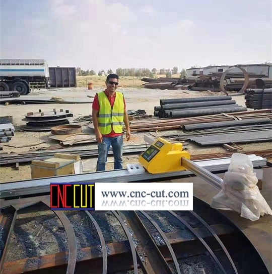 Plasma Gas CNC cutting machine in Saudi Arab